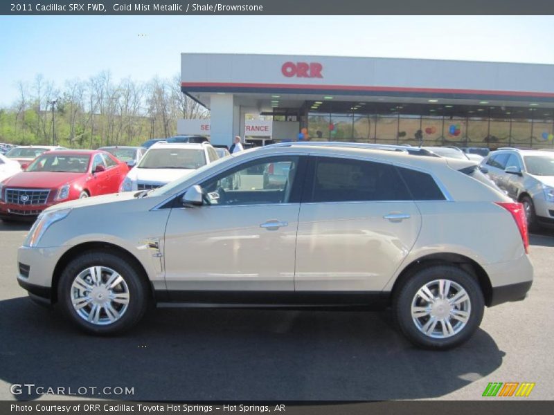 Gold Mist Metallic / Shale/Brownstone 2011 Cadillac SRX FWD