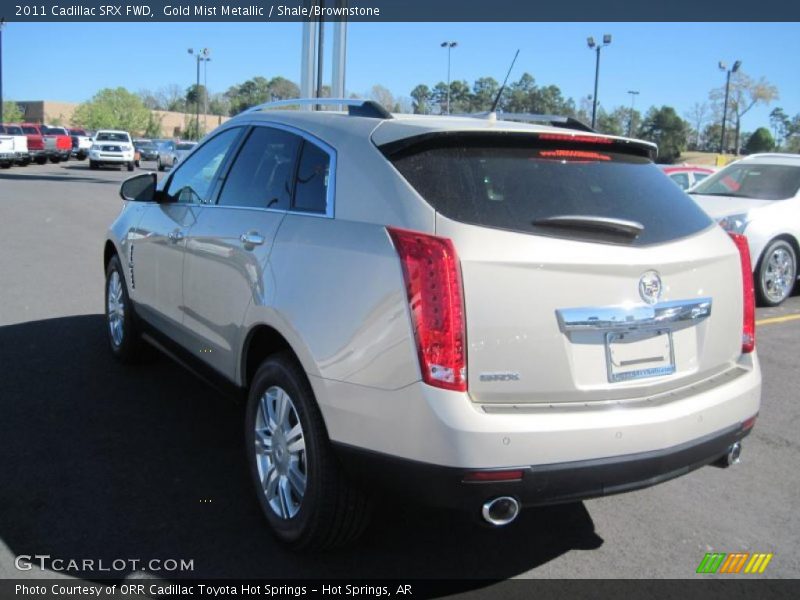 Gold Mist Metallic / Shale/Brownstone 2011 Cadillac SRX FWD