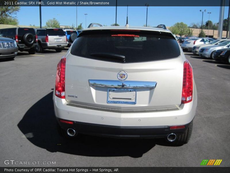 Gold Mist Metallic / Shale/Brownstone 2011 Cadillac SRX FWD