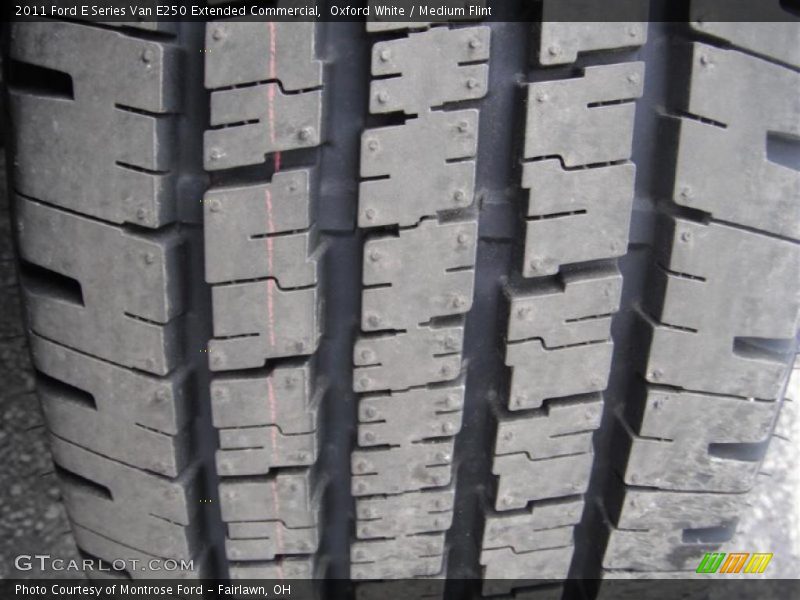 Oxford White / Medium Flint 2011 Ford E Series Van E250 Extended Commercial