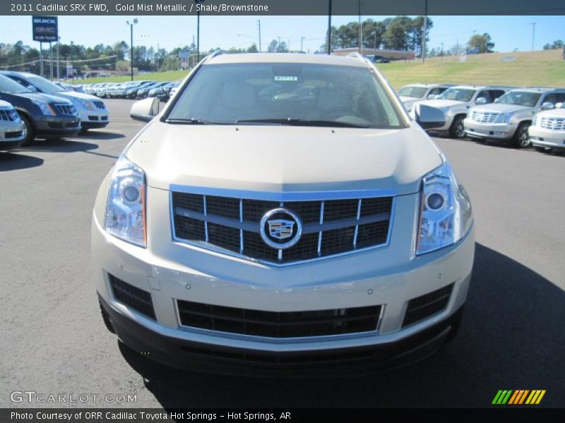 Gold Mist Metallic / Shale/Brownstone 2011 Cadillac SRX FWD