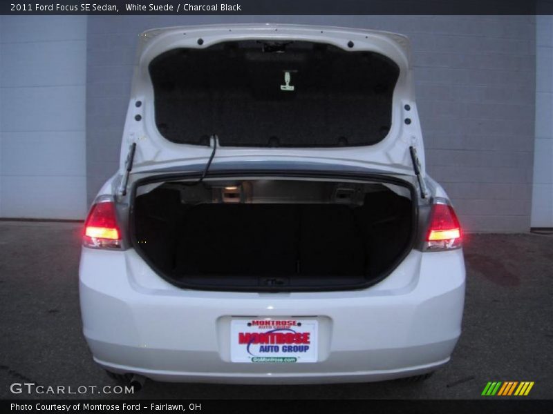 White Suede / Charcoal Black 2011 Ford Focus SE Sedan