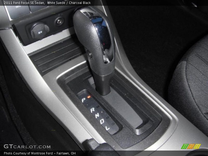 White Suede / Charcoal Black 2011 Ford Focus SE Sedan