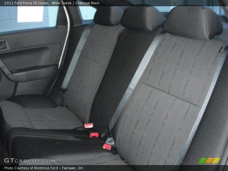 White Suede / Charcoal Black 2011 Ford Focus SE Sedan