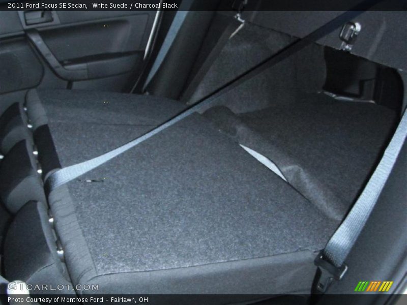 White Suede / Charcoal Black 2011 Ford Focus SE Sedan