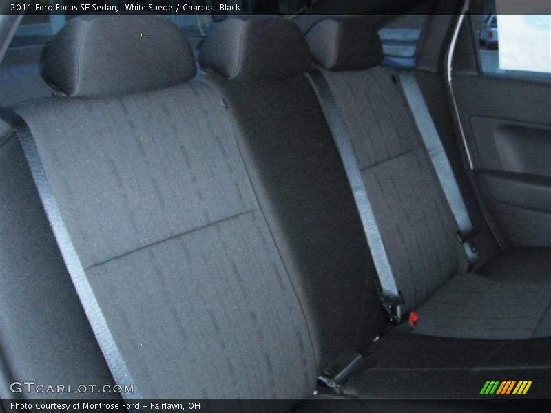 White Suede / Charcoal Black 2011 Ford Focus SE Sedan