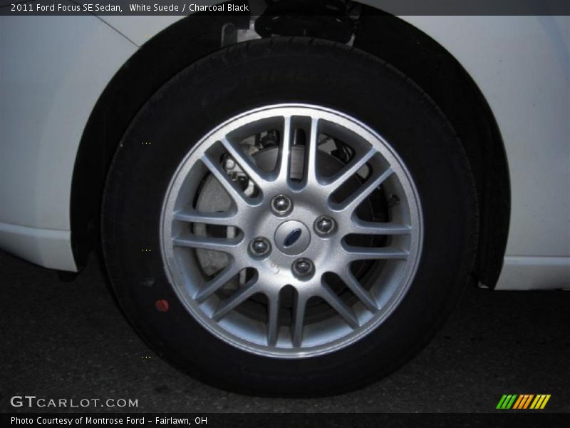 White Suede / Charcoal Black 2011 Ford Focus SE Sedan