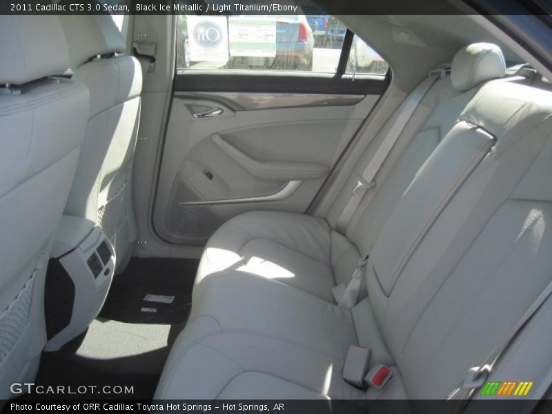 Black Ice Metallic / Light Titanium/Ebony 2011 Cadillac CTS 3.0 Sedan