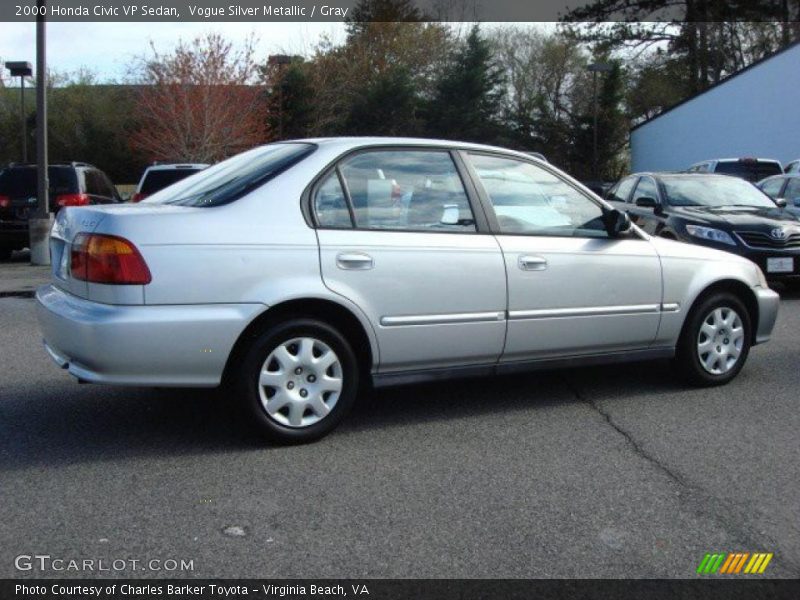 Vogue Silver Metallic / Gray 2000 Honda Civic VP Sedan