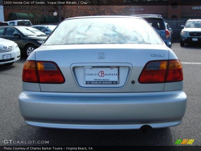 Vogue Silver Metallic / Gray 2000 Honda Civic VP Sedan