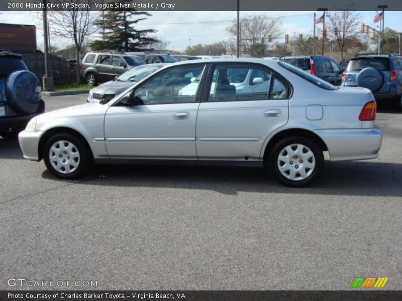 Vogue Silver Metallic / Gray 2000 Honda Civic VP Sedan