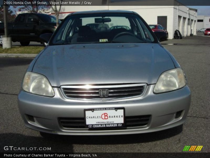 Vogue Silver Metallic / Gray 2000 Honda Civic VP Sedan