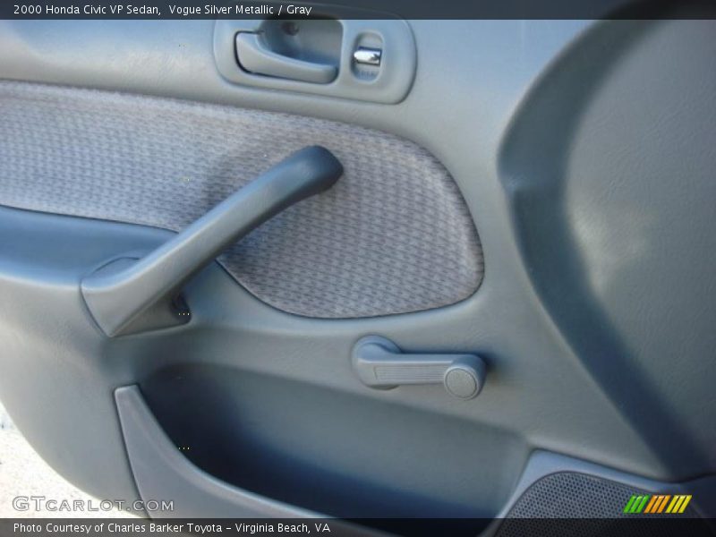 Vogue Silver Metallic / Gray 2000 Honda Civic VP Sedan