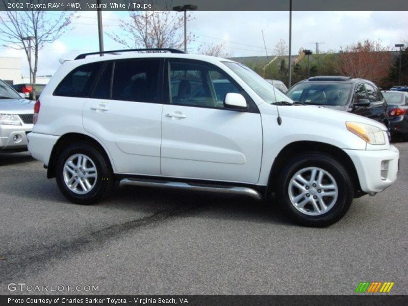 Natural White / Taupe 2002 Toyota RAV4 4WD