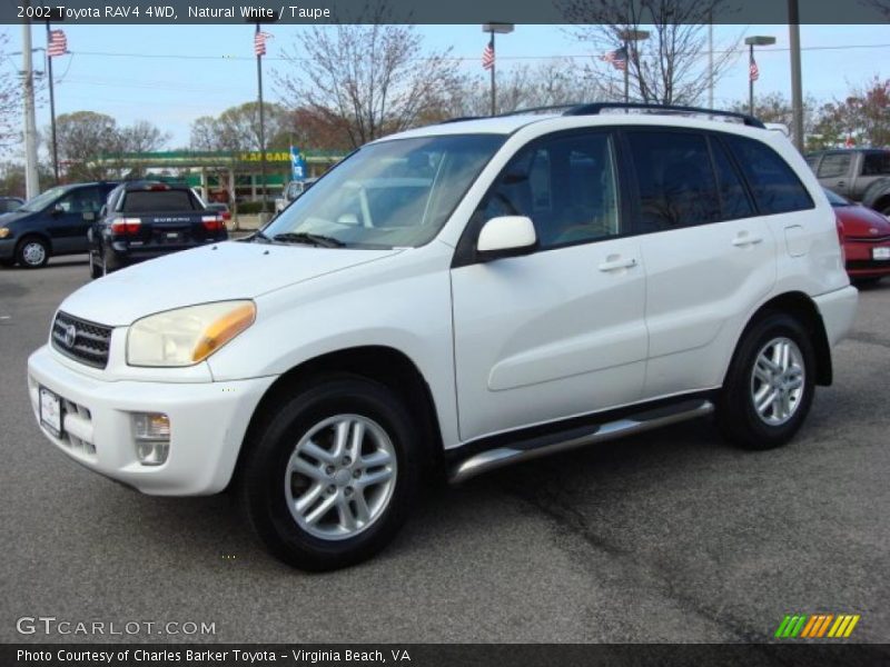 Natural White / Taupe 2002 Toyota RAV4 4WD