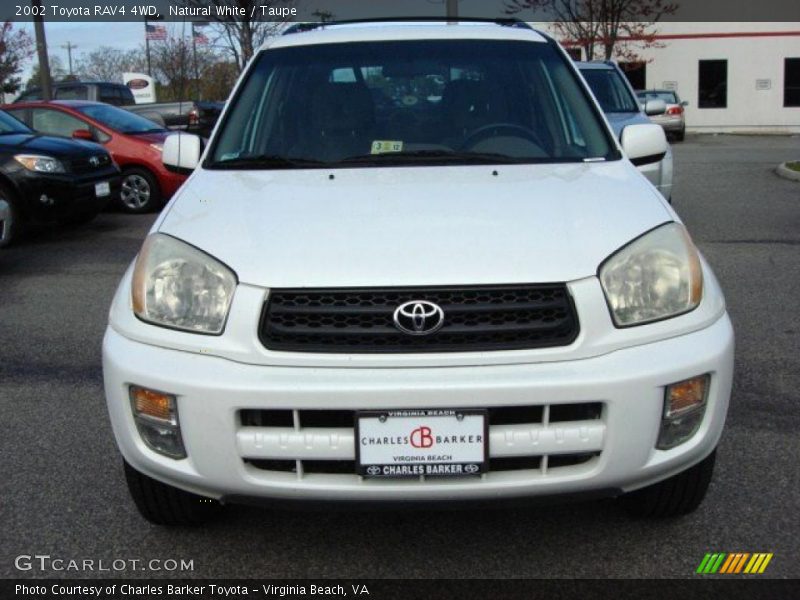 Natural White / Taupe 2002 Toyota RAV4 4WD