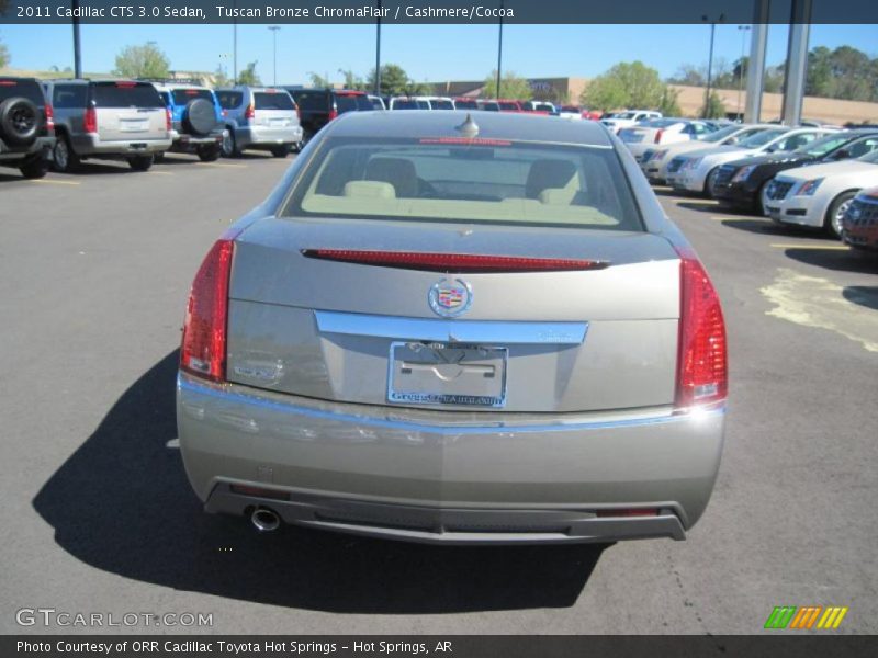 Tuscan Bronze ChromaFlair / Cashmere/Cocoa 2011 Cadillac CTS 3.0 Sedan