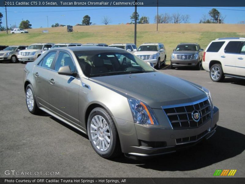 Front 3/4 View of 2011 CTS 3.0 Sedan