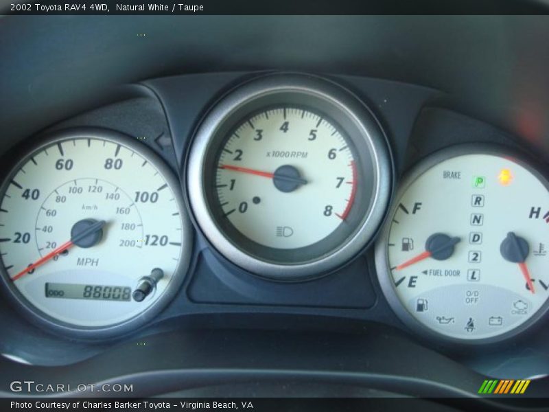 Natural White / Taupe 2002 Toyota RAV4 4WD