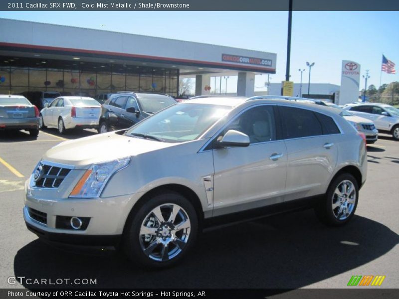 Gold Mist Metallic / Shale/Brownstone 2011 Cadillac SRX FWD