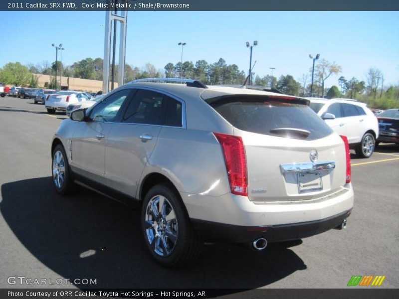 Gold Mist Metallic / Shale/Brownstone 2011 Cadillac SRX FWD