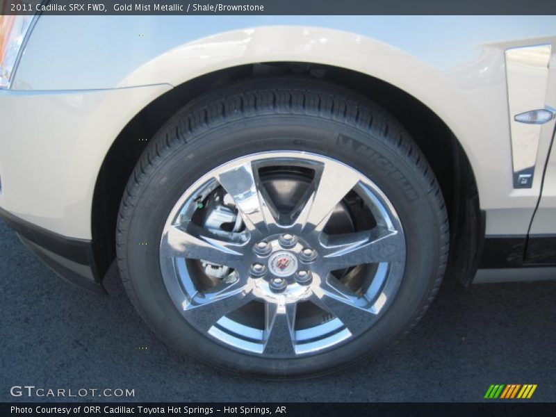 Gold Mist Metallic / Shale/Brownstone 2011 Cadillac SRX FWD