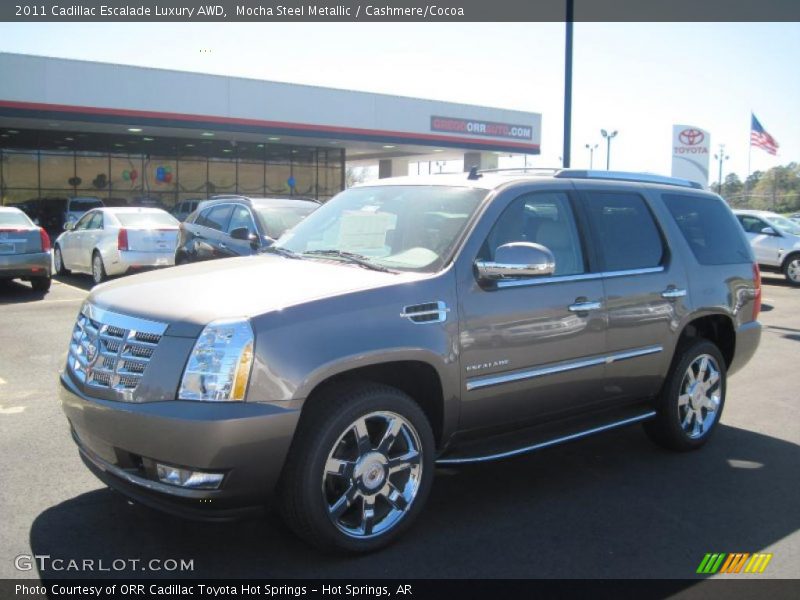 Mocha Steel Metallic / Cashmere/Cocoa 2011 Cadillac Escalade Luxury AWD
