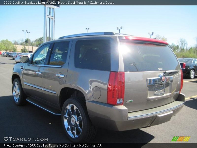 Mocha Steel Metallic / Cashmere/Cocoa 2011 Cadillac Escalade Luxury AWD
