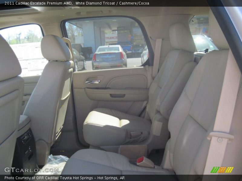 White Diamond Tricoat / Cashmere/Cocoa 2011 Cadillac Escalade Premium AWD