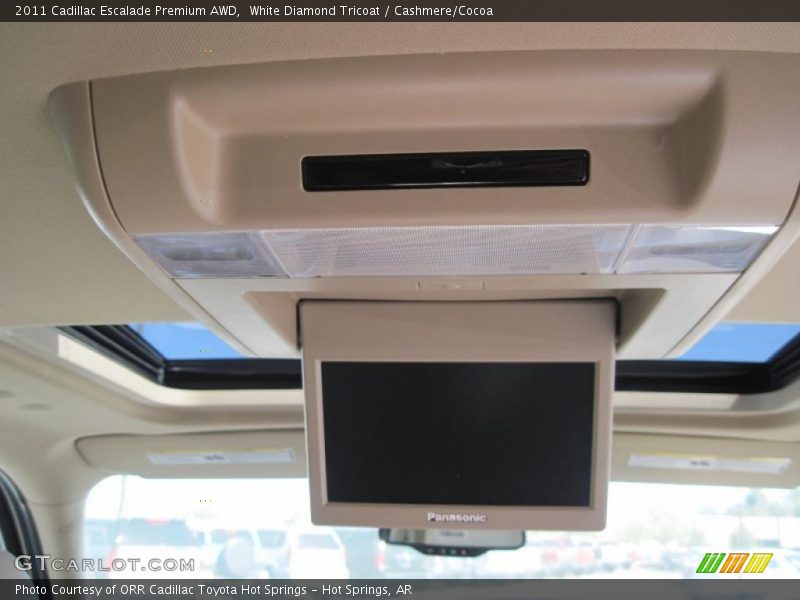 White Diamond Tricoat / Cashmere/Cocoa 2011 Cadillac Escalade Premium AWD