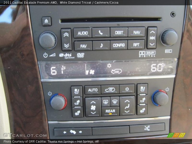 Controls of 2011 Escalade Premium AWD
