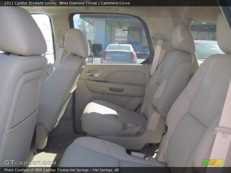 White Diamond Tricoat / Cashmere/Cocoa 2011 Cadillac Escalade Luxury
