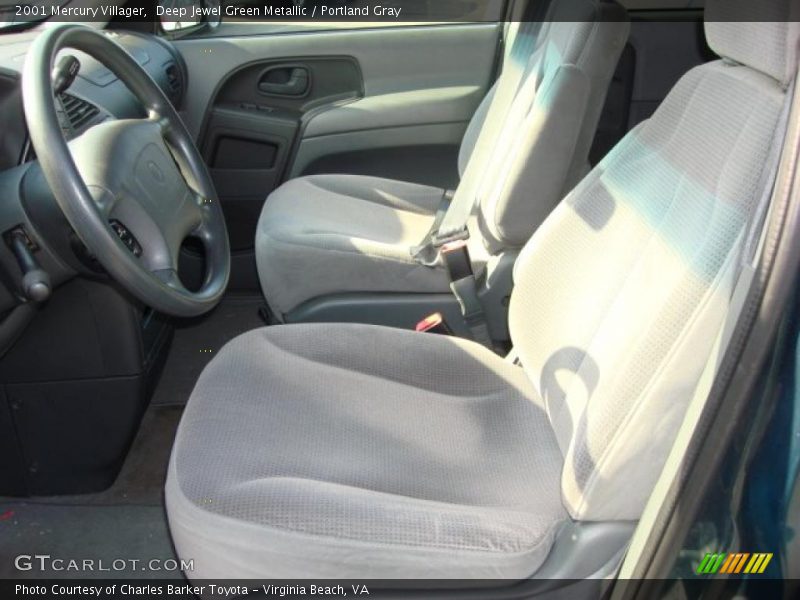 Deep Jewel Green Metallic / Portland Gray 2001 Mercury Villager