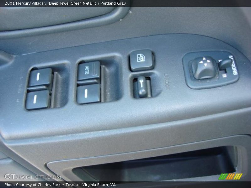 Deep Jewel Green Metallic / Portland Gray 2001 Mercury Villager