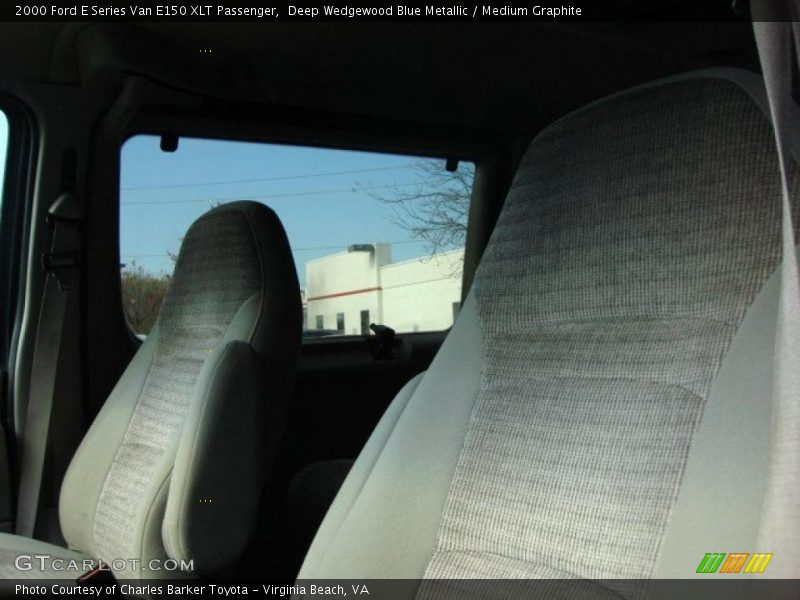 Deep Wedgewood Blue Metallic / Medium Graphite 2000 Ford E Series Van E150 XLT Passenger