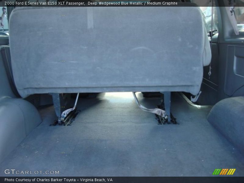 Deep Wedgewood Blue Metallic / Medium Graphite 2000 Ford E Series Van E150 XLT Passenger
