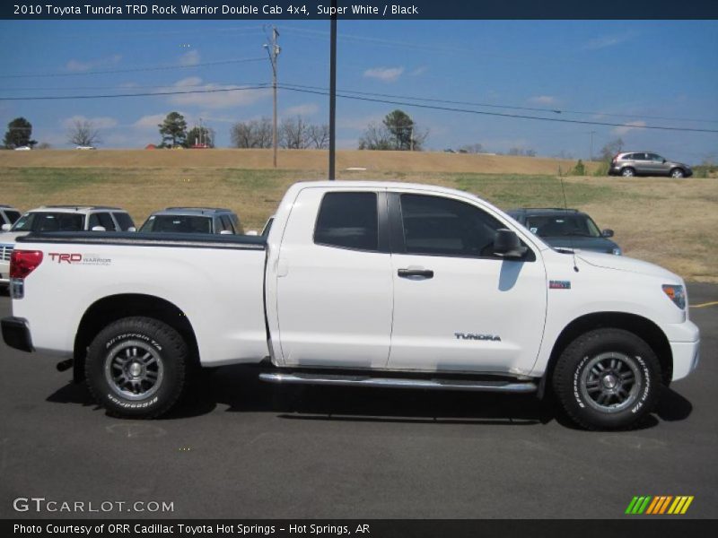 Super White / Black 2010 Toyota Tundra TRD Rock Warrior Double Cab 4x4