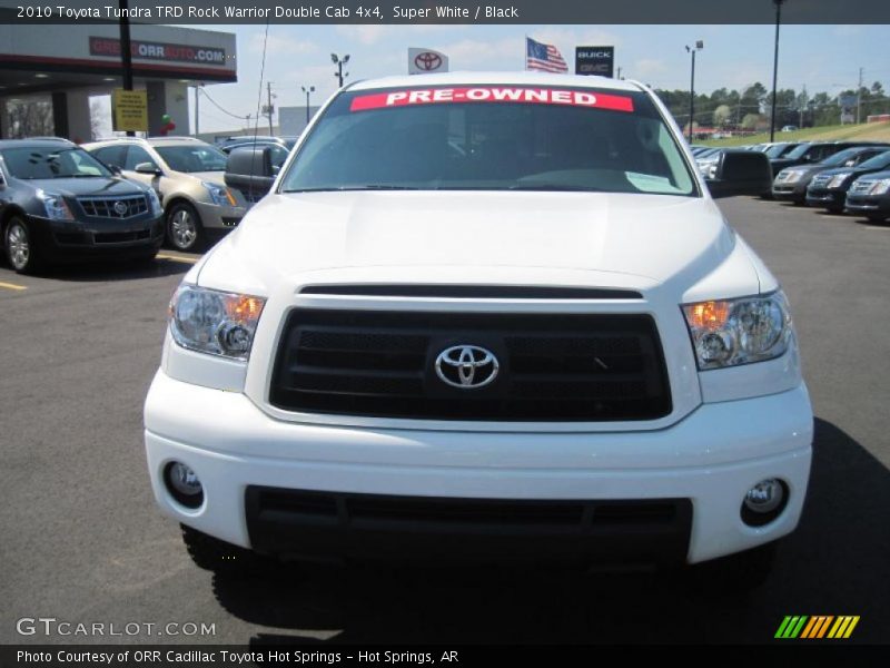 Super White / Black 2010 Toyota Tundra TRD Rock Warrior Double Cab 4x4