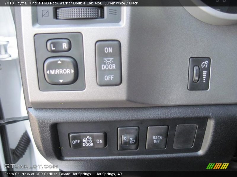 Controls of 2010 Tundra TRD Rock Warrior Double Cab 4x4