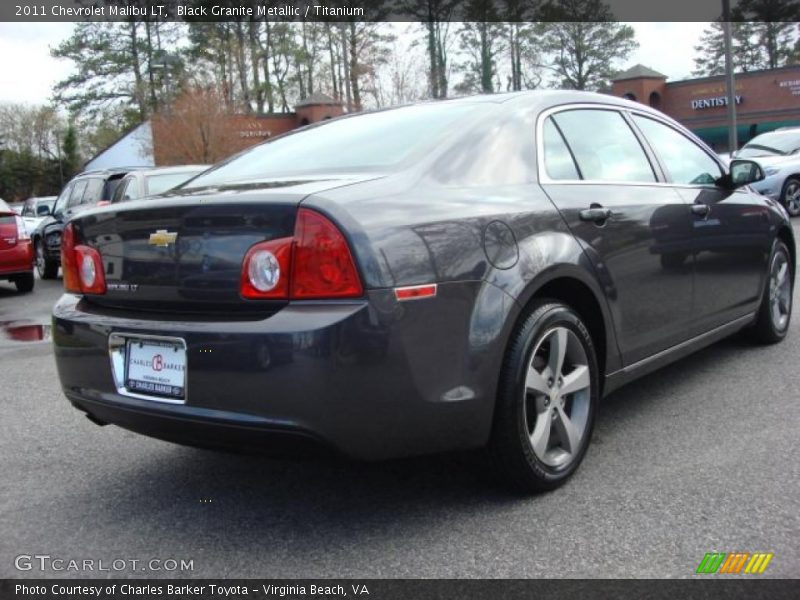 Black Granite Metallic / Titanium 2011 Chevrolet Malibu LT