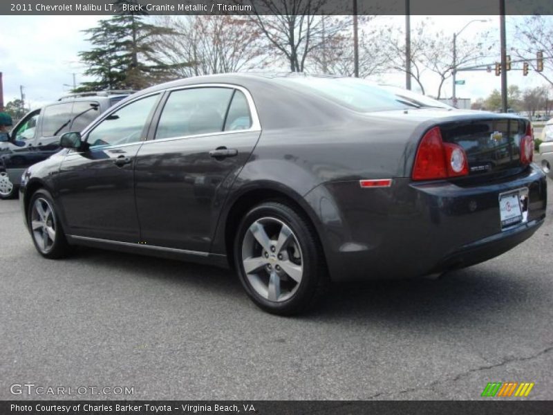 Black Granite Metallic / Titanium 2011 Chevrolet Malibu LT