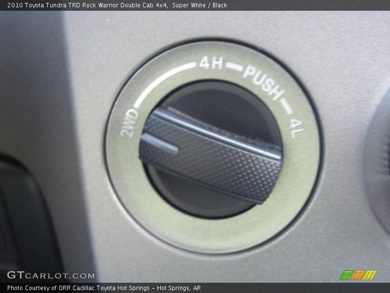Controls of 2010 Tundra TRD Rock Warrior Double Cab 4x4