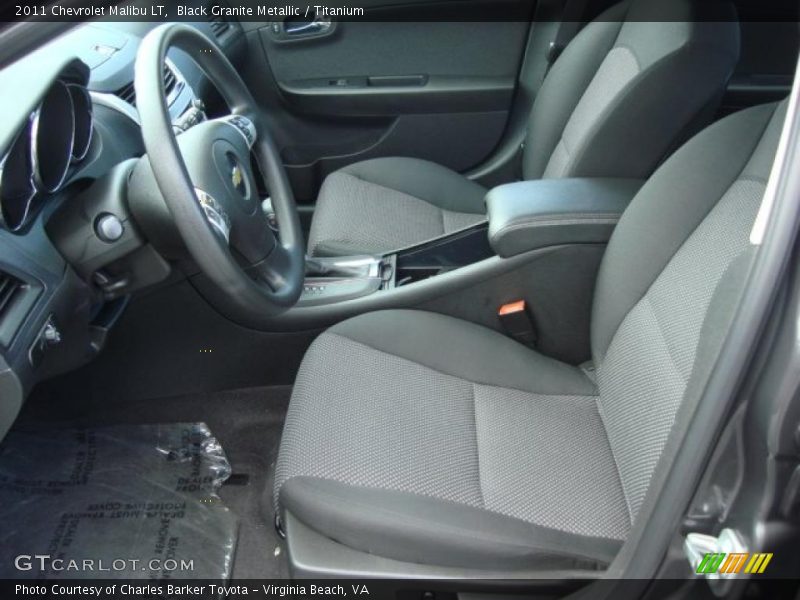 Black Granite Metallic / Titanium 2011 Chevrolet Malibu LT