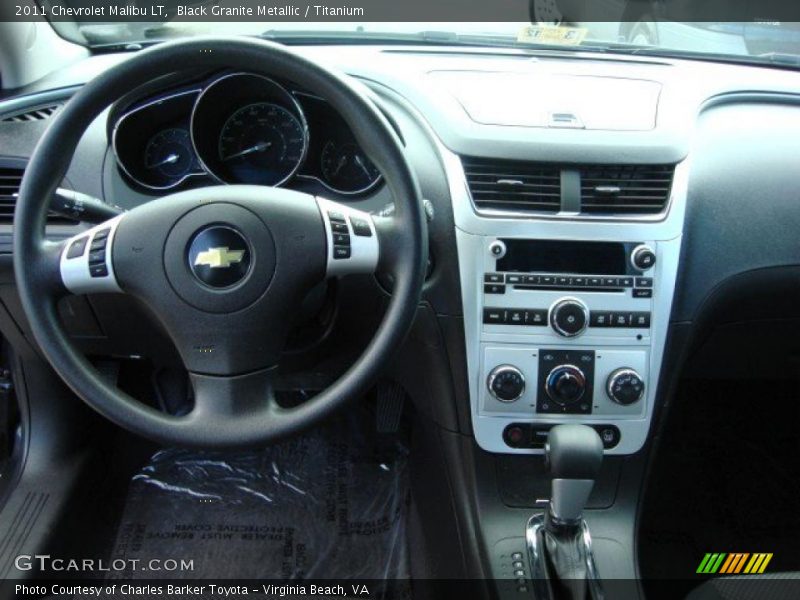 Black Granite Metallic / Titanium 2011 Chevrolet Malibu LT