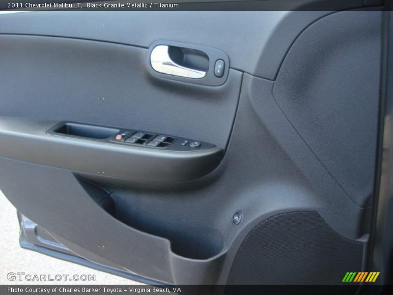 Black Granite Metallic / Titanium 2011 Chevrolet Malibu LT