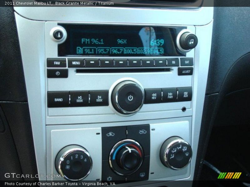 Black Granite Metallic / Titanium 2011 Chevrolet Malibu LT