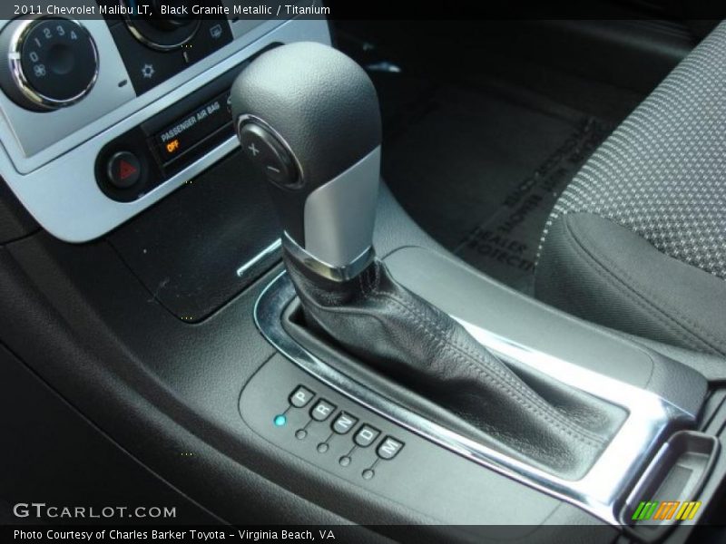 Black Granite Metallic / Titanium 2011 Chevrolet Malibu LT