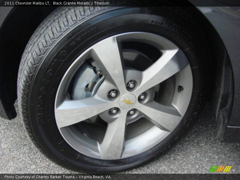 Black Granite Metallic / Titanium 2011 Chevrolet Malibu LT