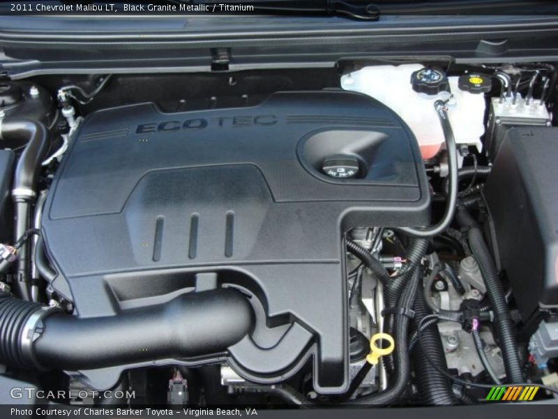 Black Granite Metallic / Titanium 2011 Chevrolet Malibu LT
