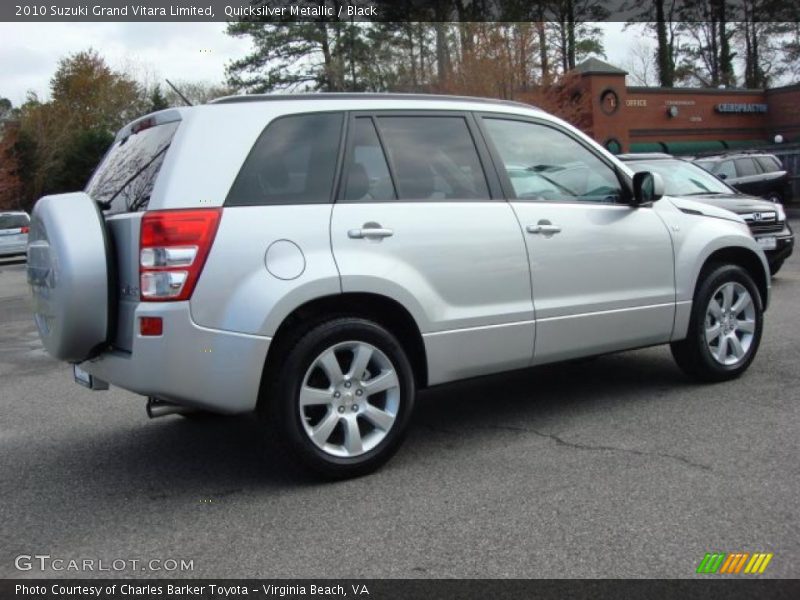 Quicksilver Metallic / Black 2010 Suzuki Grand Vitara Limited